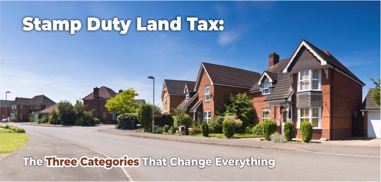 Stamp Duty Land Tax UK explained with residential houses – understanding SDLT rates and buyer categories.