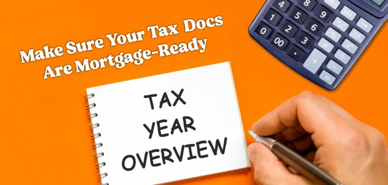Tax Year Overview and SA302 documents used to verify income for a UK mortgage application
